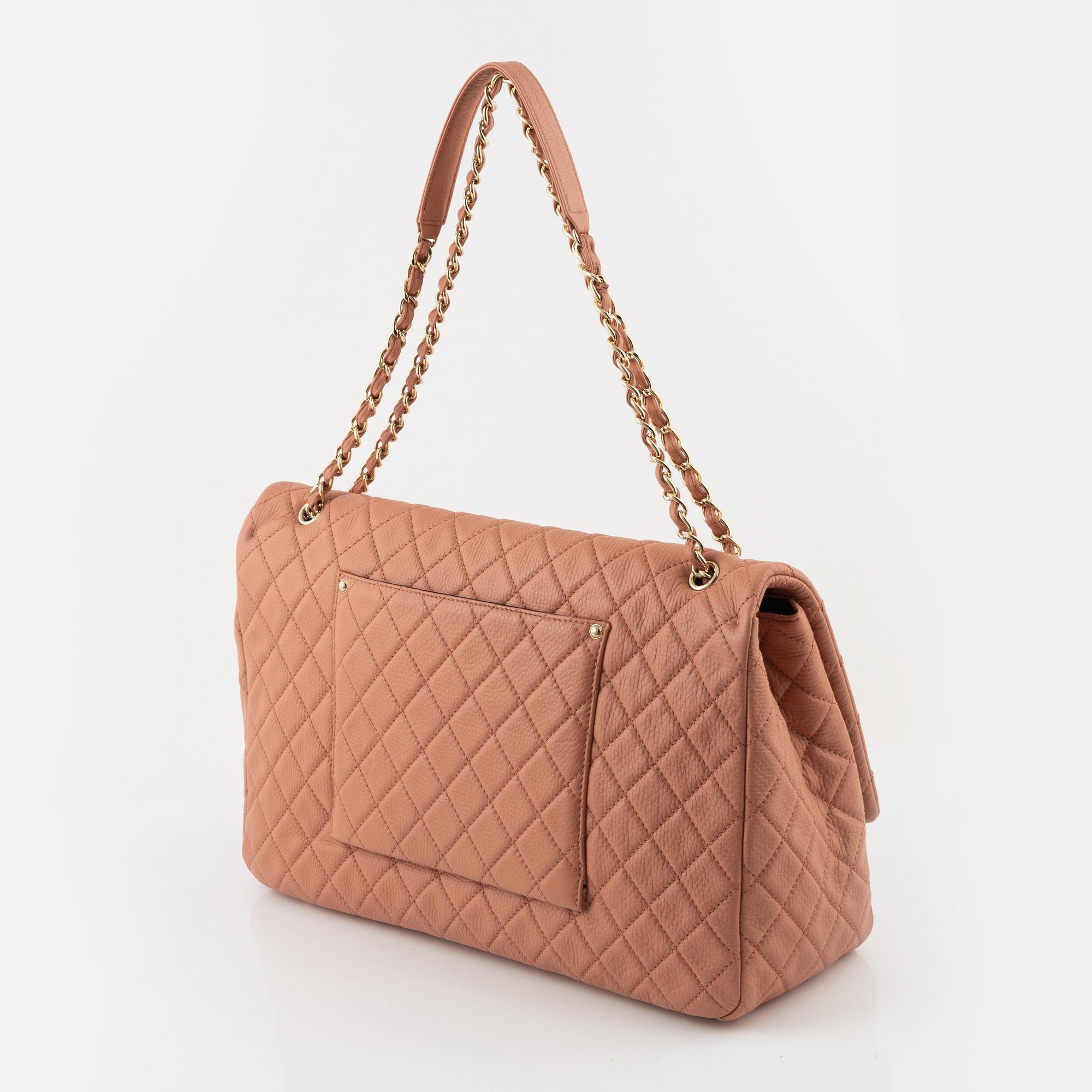 Chanel, a pink leather 'Sac Rabat', 2017.