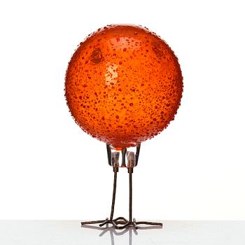 Alessandro Pianon, a 'Pulcino' glass sculpture of a bird, Vistosi, Murano Italien 1960-tal.
