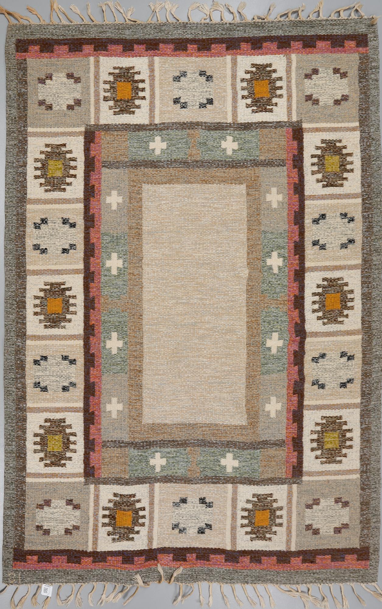 MATTA, rölakan, Ingegerd Silow, 1900-talets andra hälft, 235x160 cm.