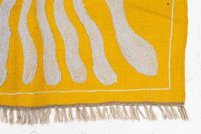 Matta, handbroderad Kelim, 183 x 113 cm.