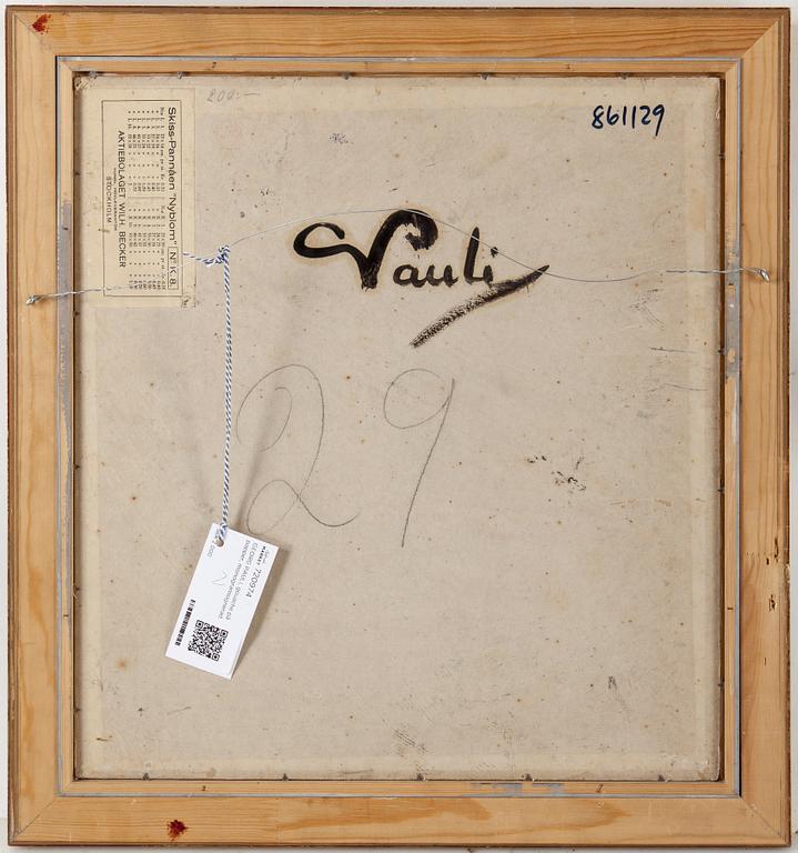 GEORG PAULI, gouache på papper, signerad GP.