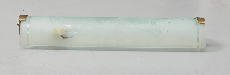 A 1930/40's wall light from Glössner & CO, signed.