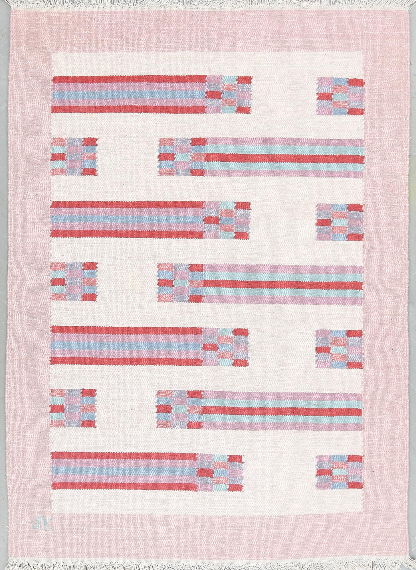 MATTA, rölakan, signerad JK, sannolikt Karin Jönsson.
145 x 200 cm.