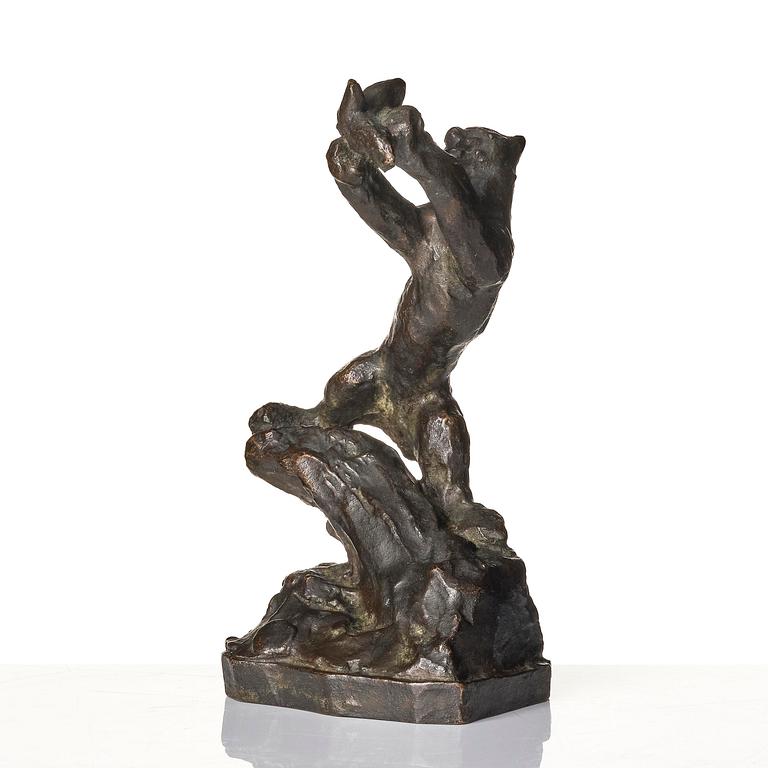Arvid Knöppel, Lynx with bird.