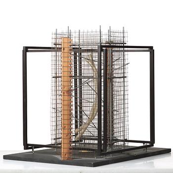 LARS KLEEN, A corner model, Signed Lasse Kleen and dated 1968 under the base.