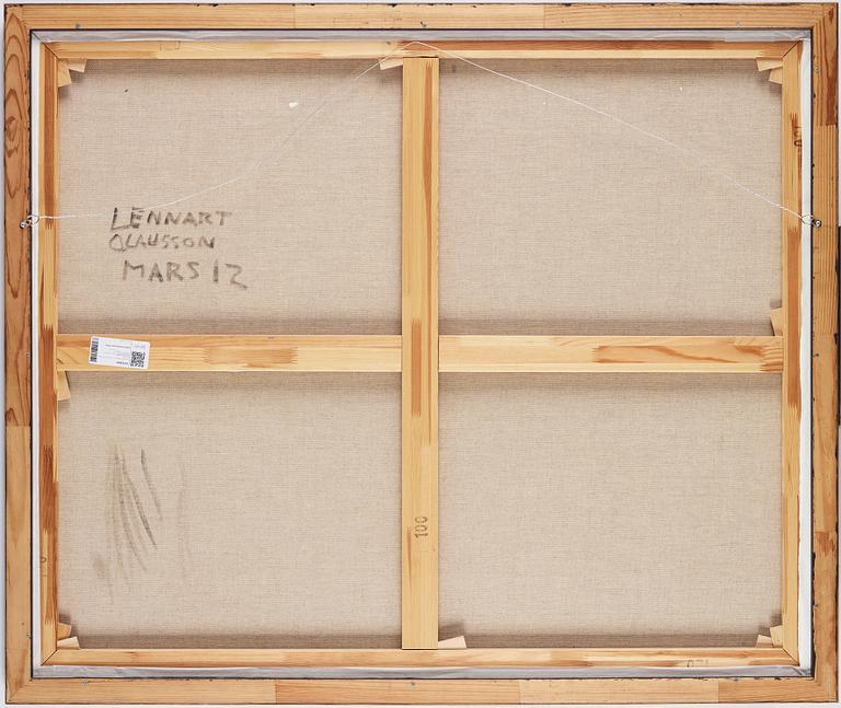 Lennart Olausson, olja på duk, signerad. Daterad mars 2012 a tergo.