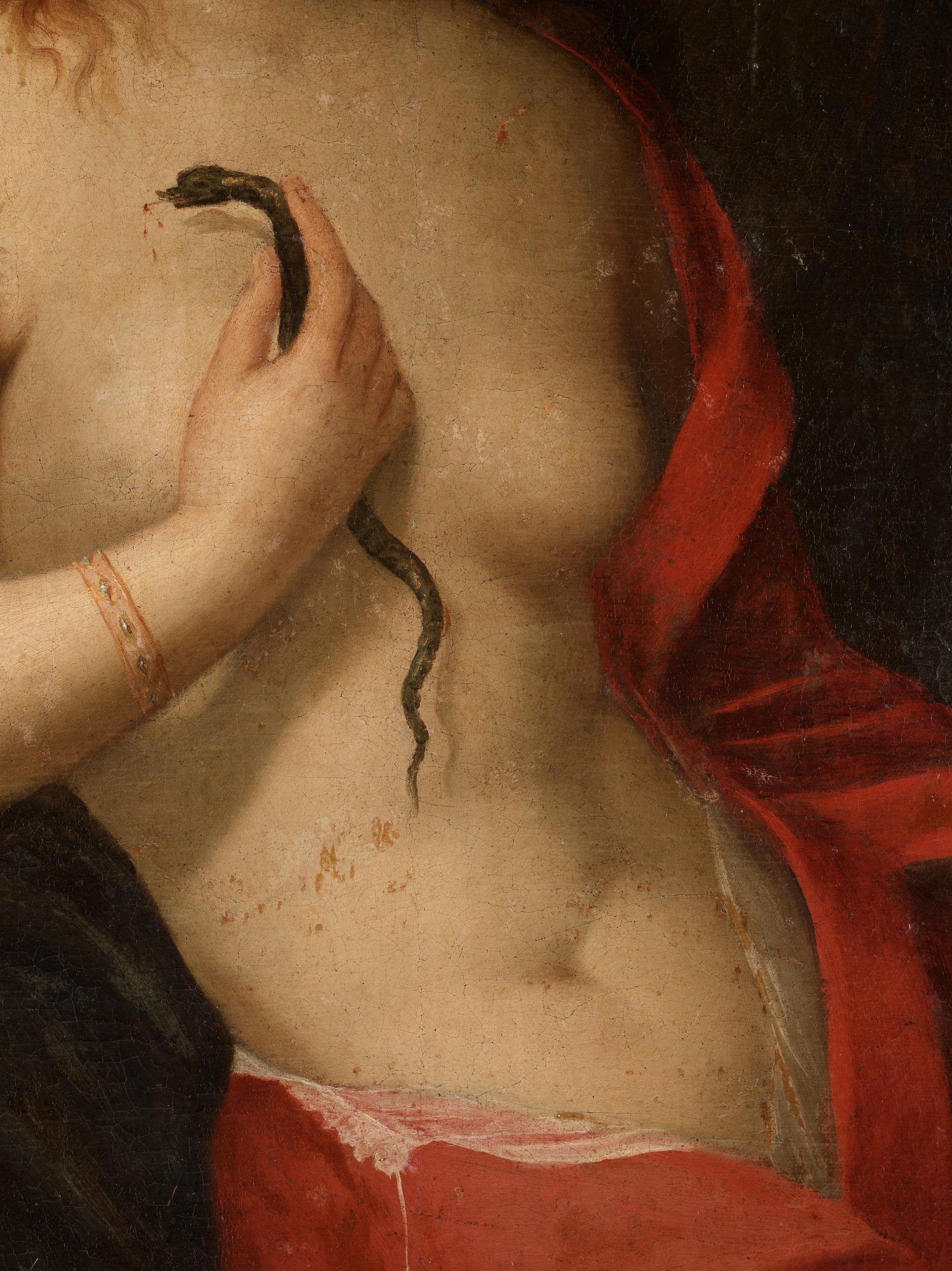 Domenico Bartolomeo Ubaldini il Puligo Circle of, Cleopatra and the snake.