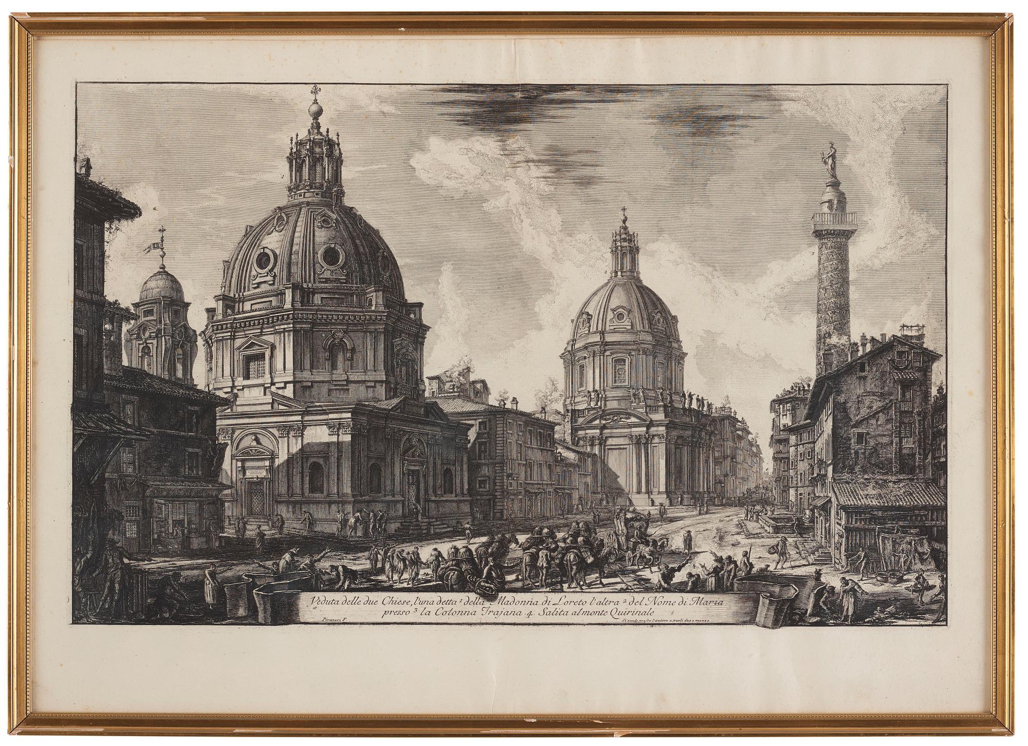 Giovanni Battista Piranesi, From: "Vedute di Roma".