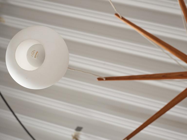 Uno & Östen Kristiansson, taklampa, Luxus, Vittsjö, 1950/1960-tal.