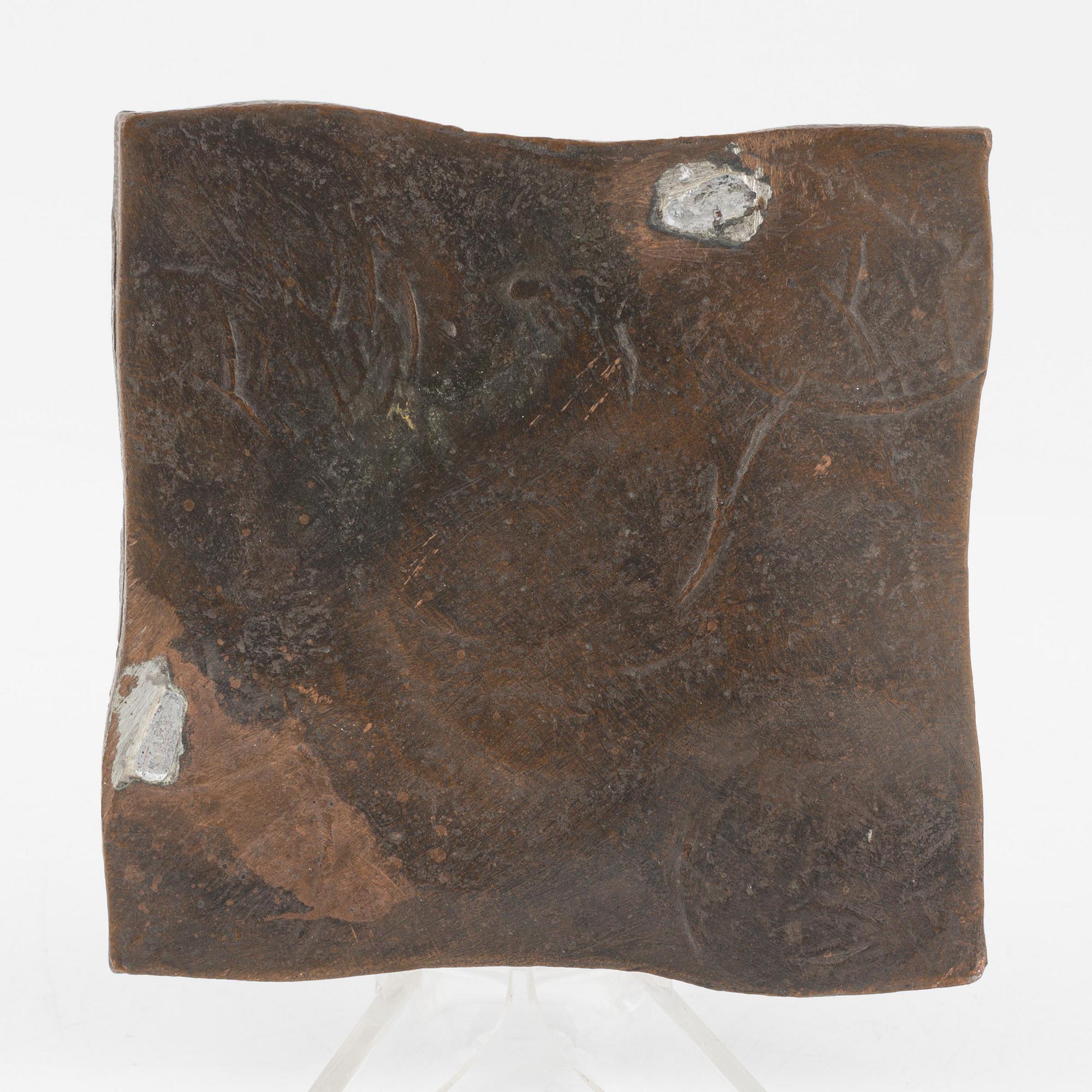 Plåtmynt, Adolf Fredrik, 1/2 daler silvermynt, 1754, Avesta.