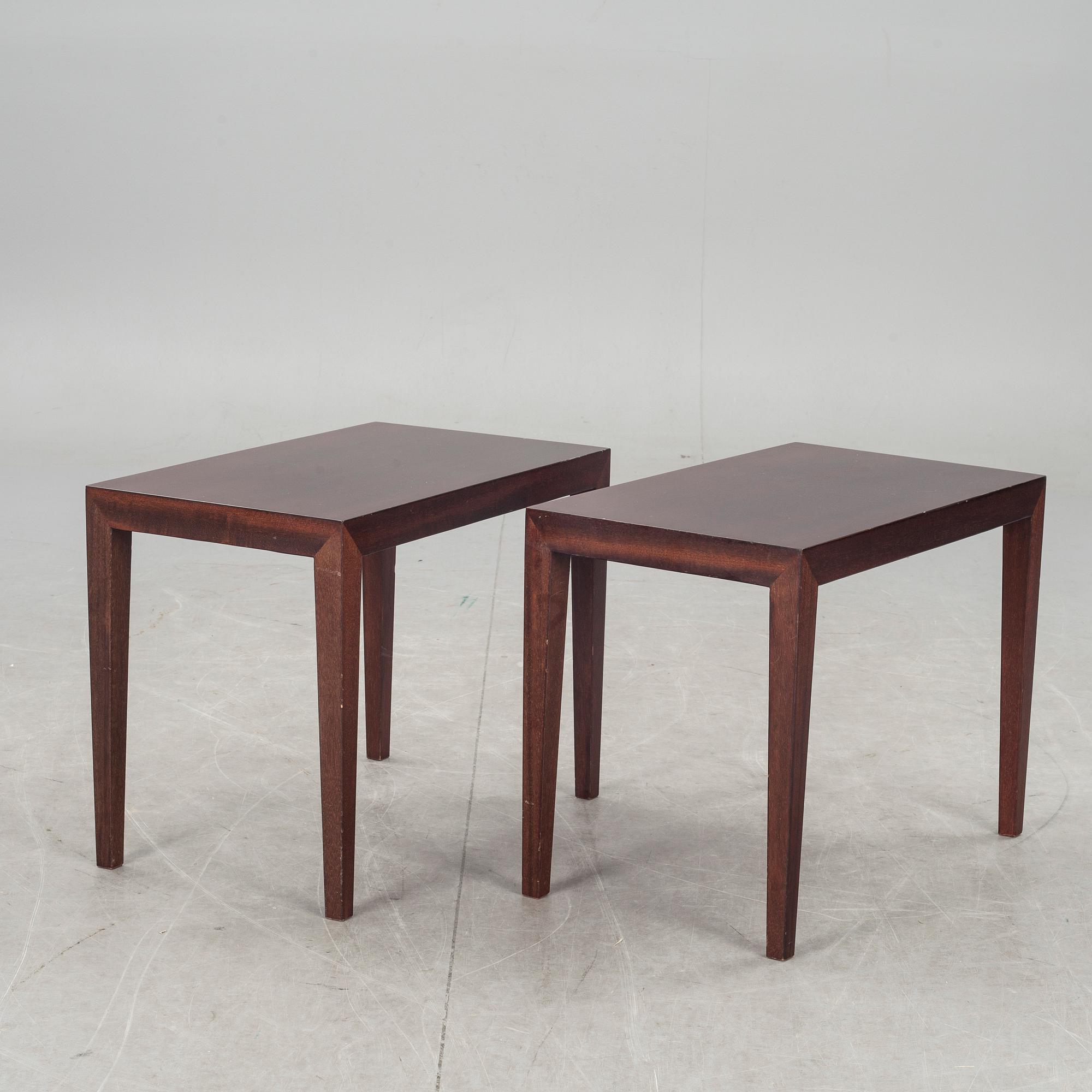 LAMPBORD, ett par. Danmark, 1950/60-tal.