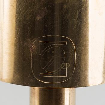 THELMA ZOÉGA ljusstakar, 3 st, mässing, 1976.