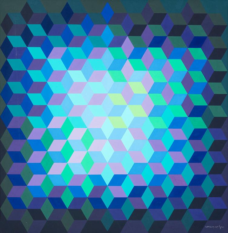Victor Vasarely, "Ion - 11".