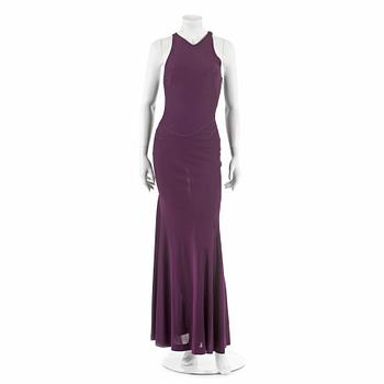 727. ALAIA, purple dress, size M.