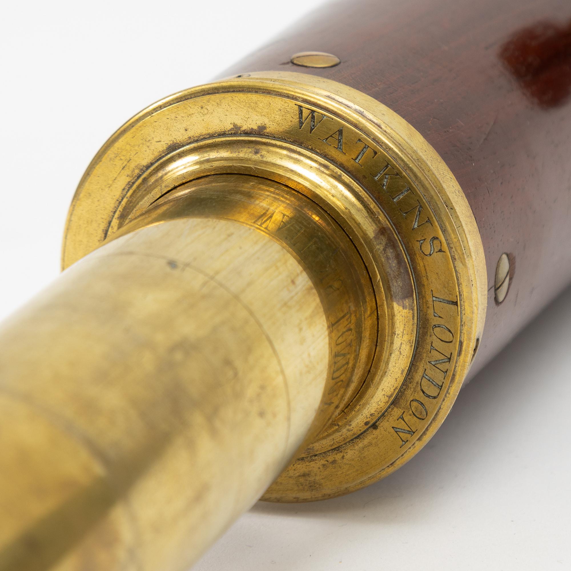Telescope, 19th century. by Watkins, London.