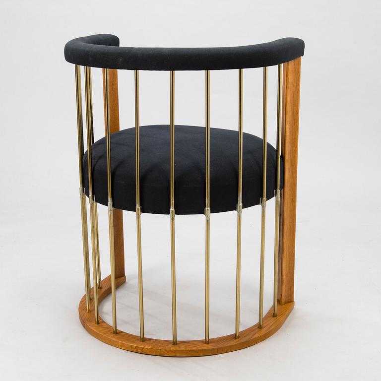 ELIEL SAARINEN, a 'Black Villa' armchair for Adelta Finland 1983.