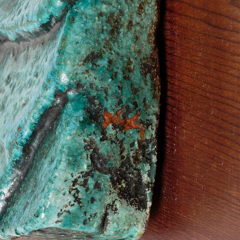 Hans Hedberg, a faience wall relief, Biot, France.