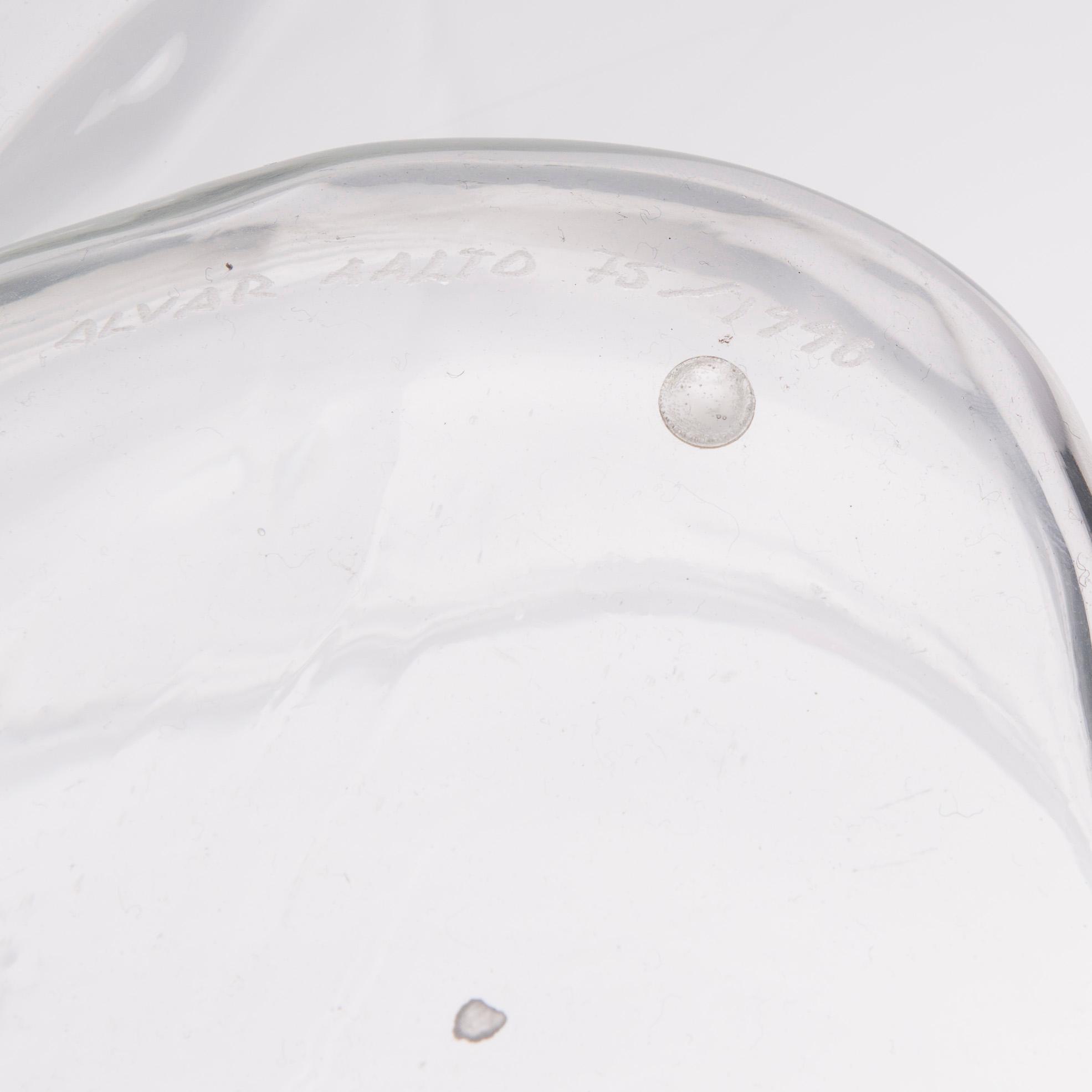 VAS, "Aalto"-vas. Sign. Alvar Aalto 75/1990.