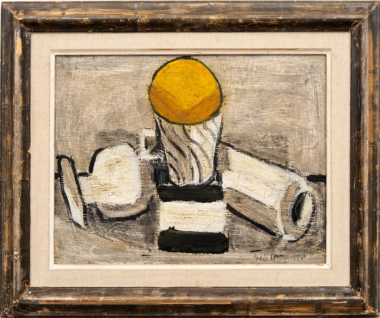 Gunnar Hållander, oil on canvas, signed and dated 1964.