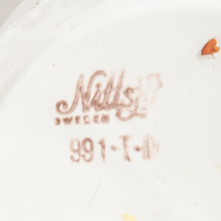 Table lamp Nittsjö 1940s/50s stoneware.