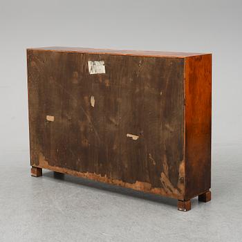 A 1930's birch bookshelf.