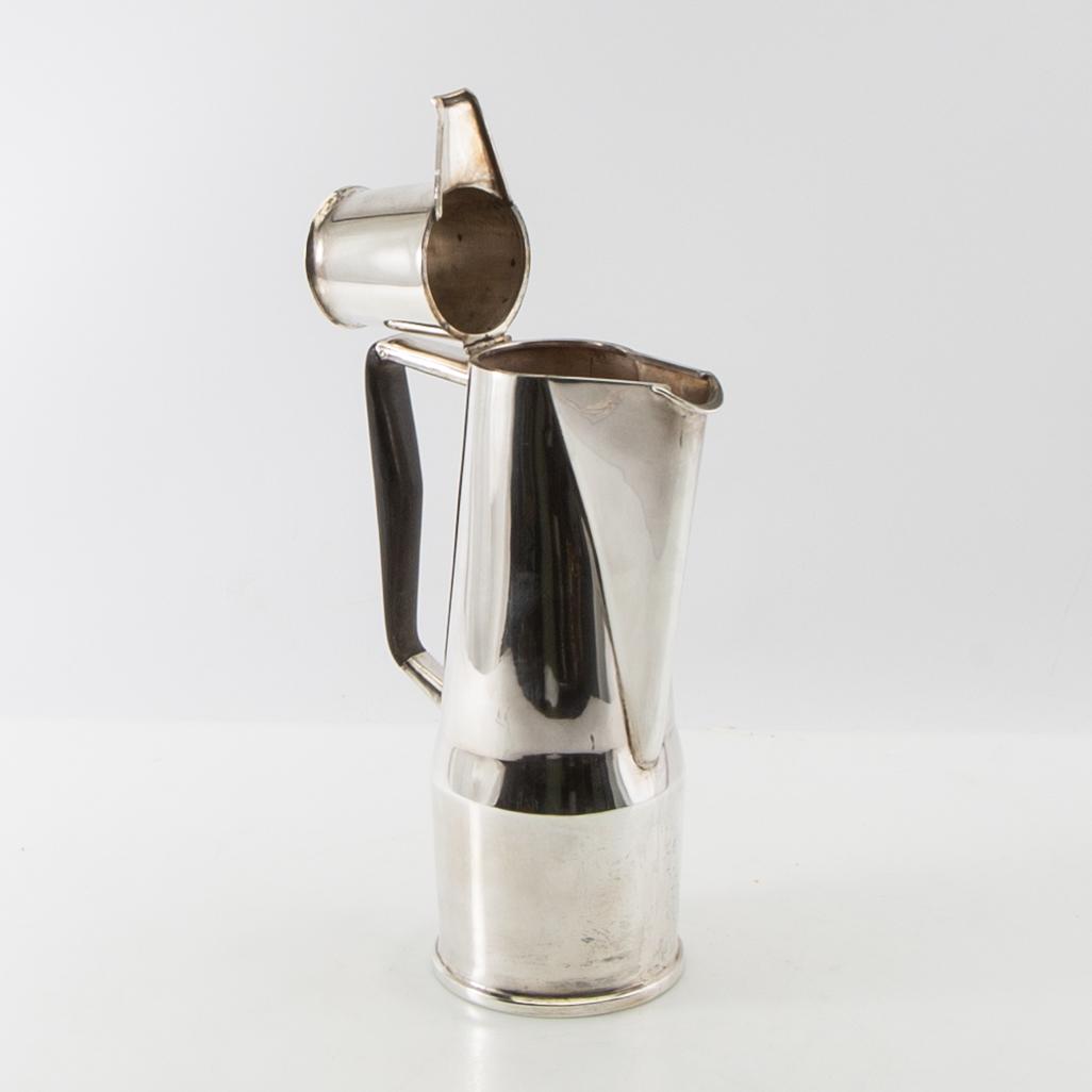 Bertil Berggren Askenström, kanna, silver, Stockholm, 1977.