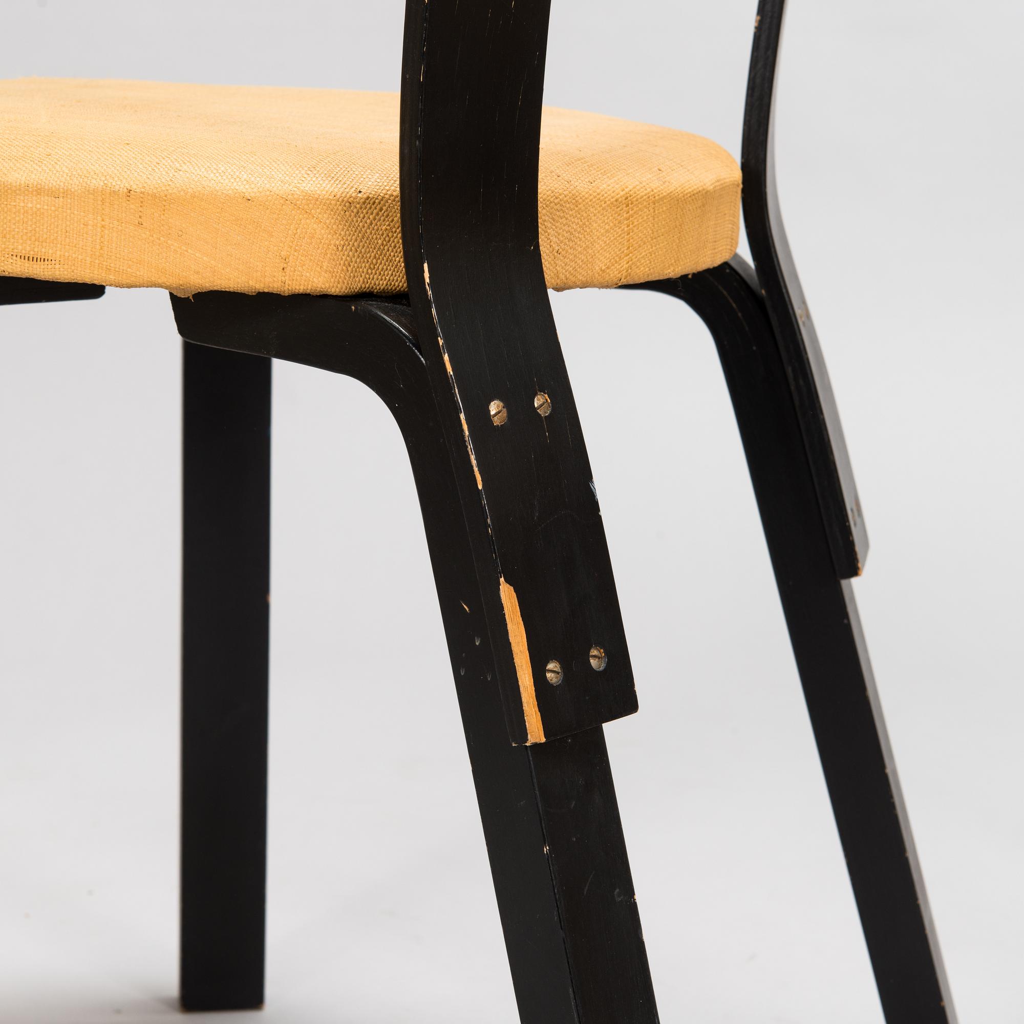 Alvar Aalto, mid-20th-century '66' chairs for Artek, Finland.