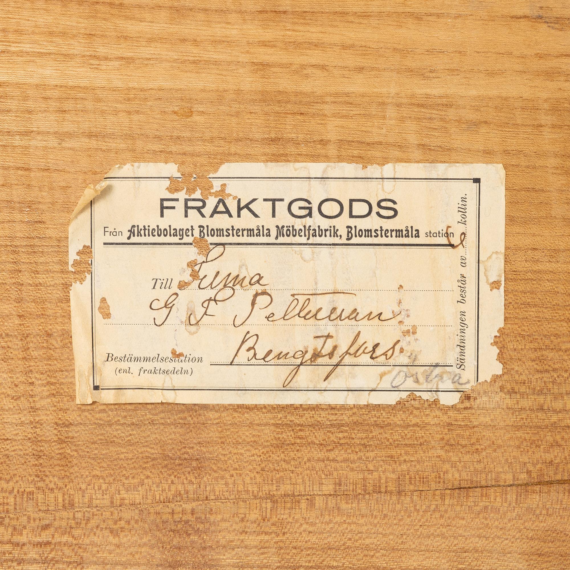 A 1930's/40's bookcase, Sweden.