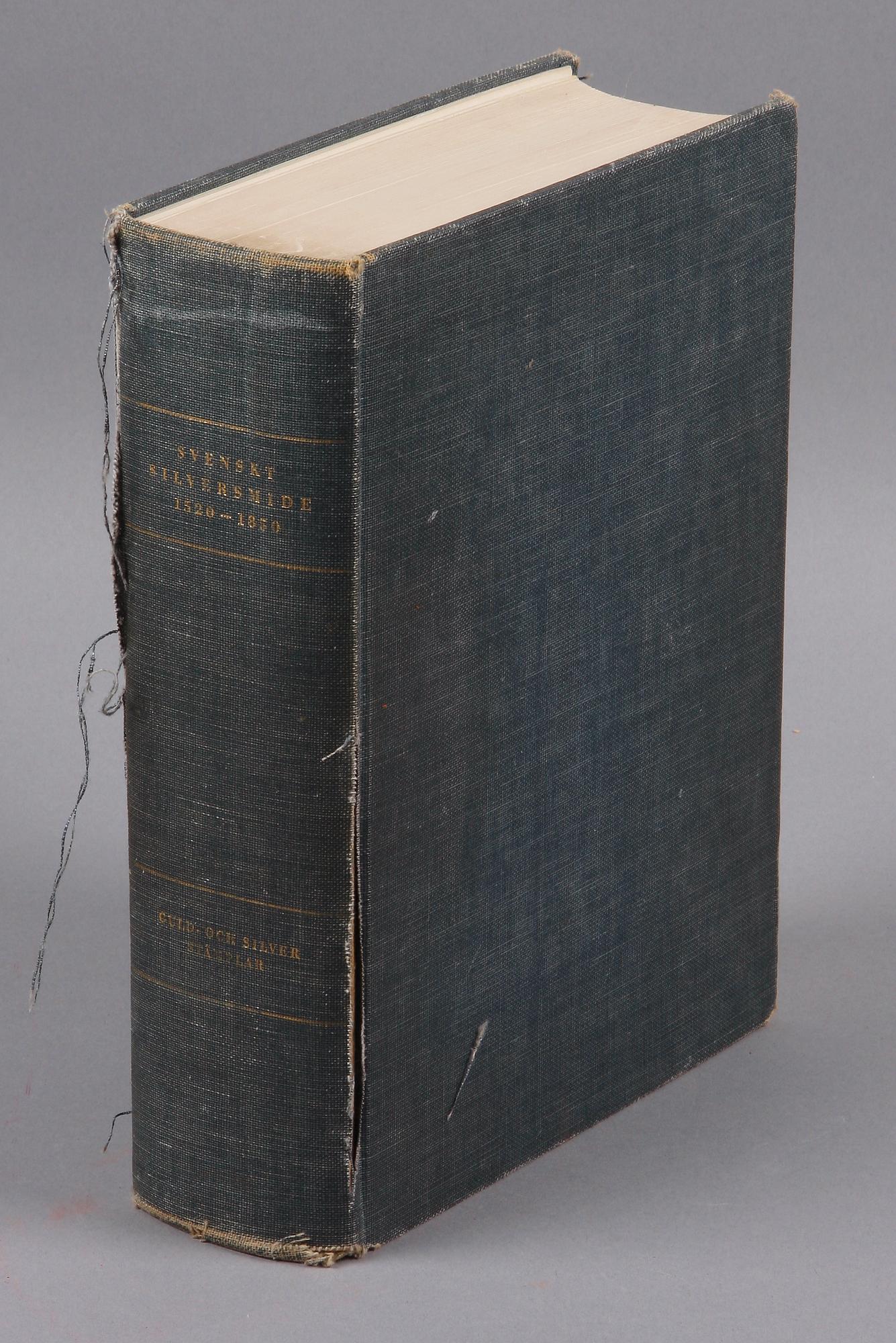 BOK, "Svenskt silversmide 1520-1850" av Erik Andrén, Stockholm 1963.