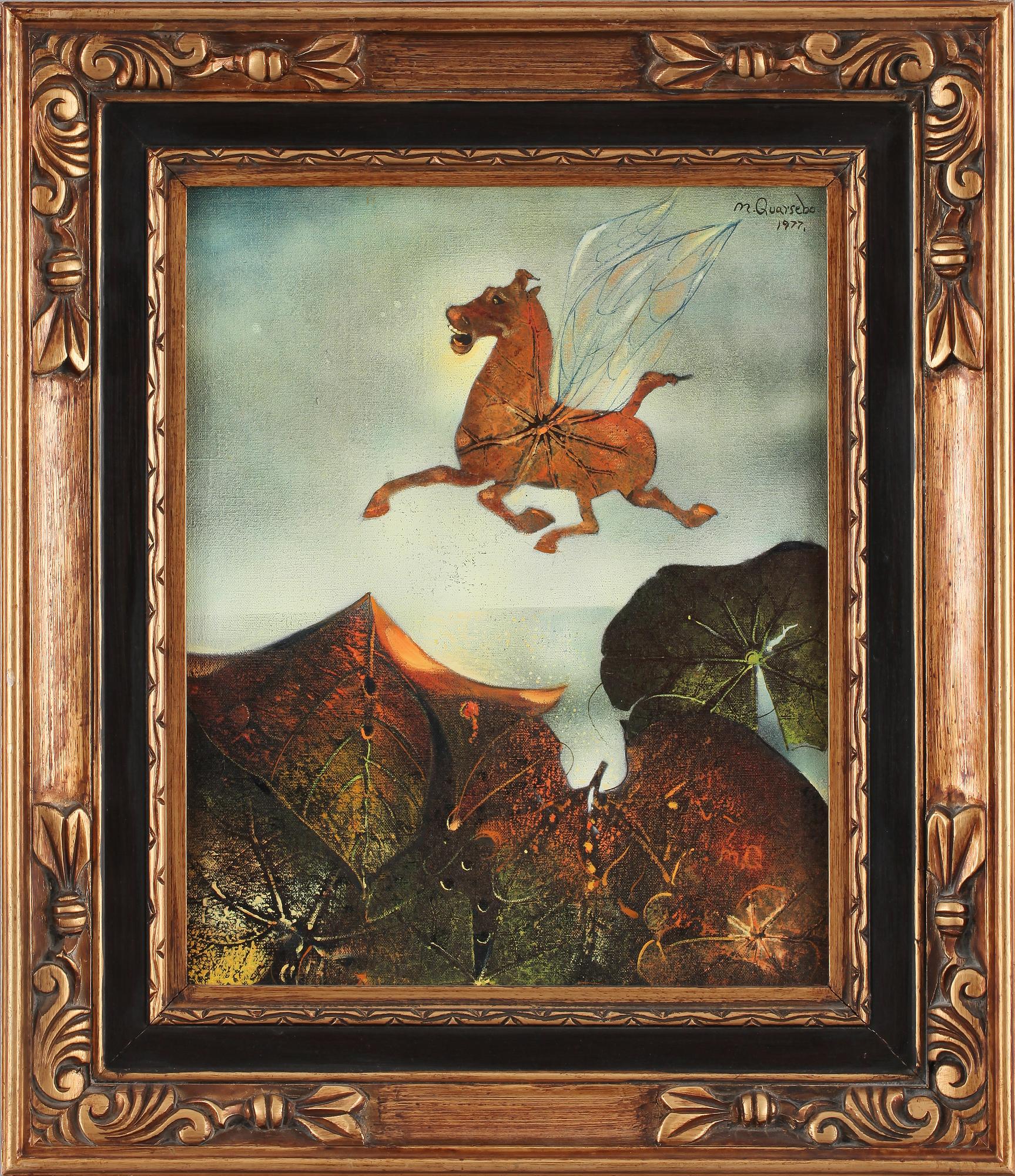 MICHAEL QVARSEBO, olja på duk, signerad och daterad 1977.