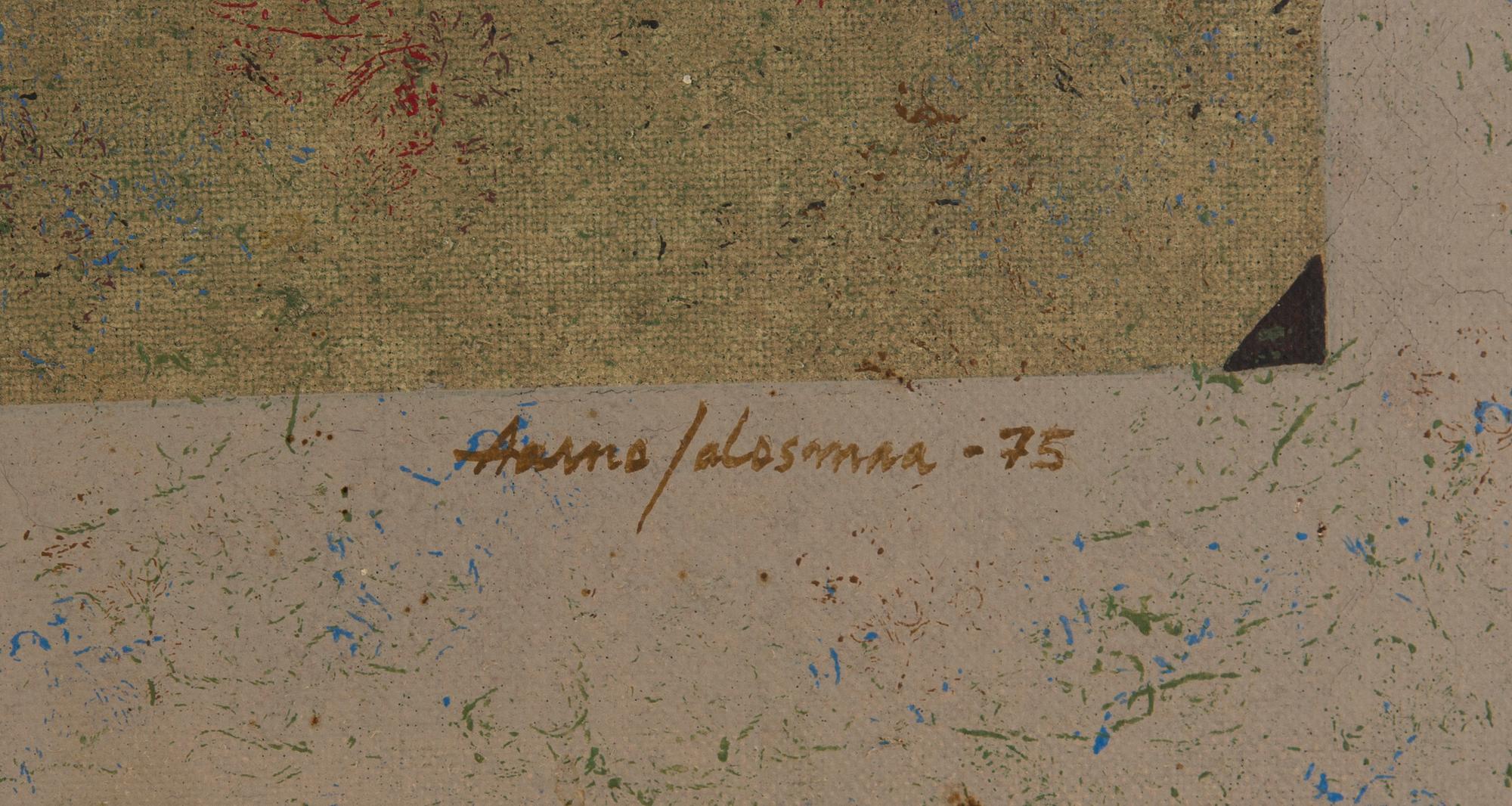 AARNO SALOSMAA, olja på duk, signerad och daterad -75.