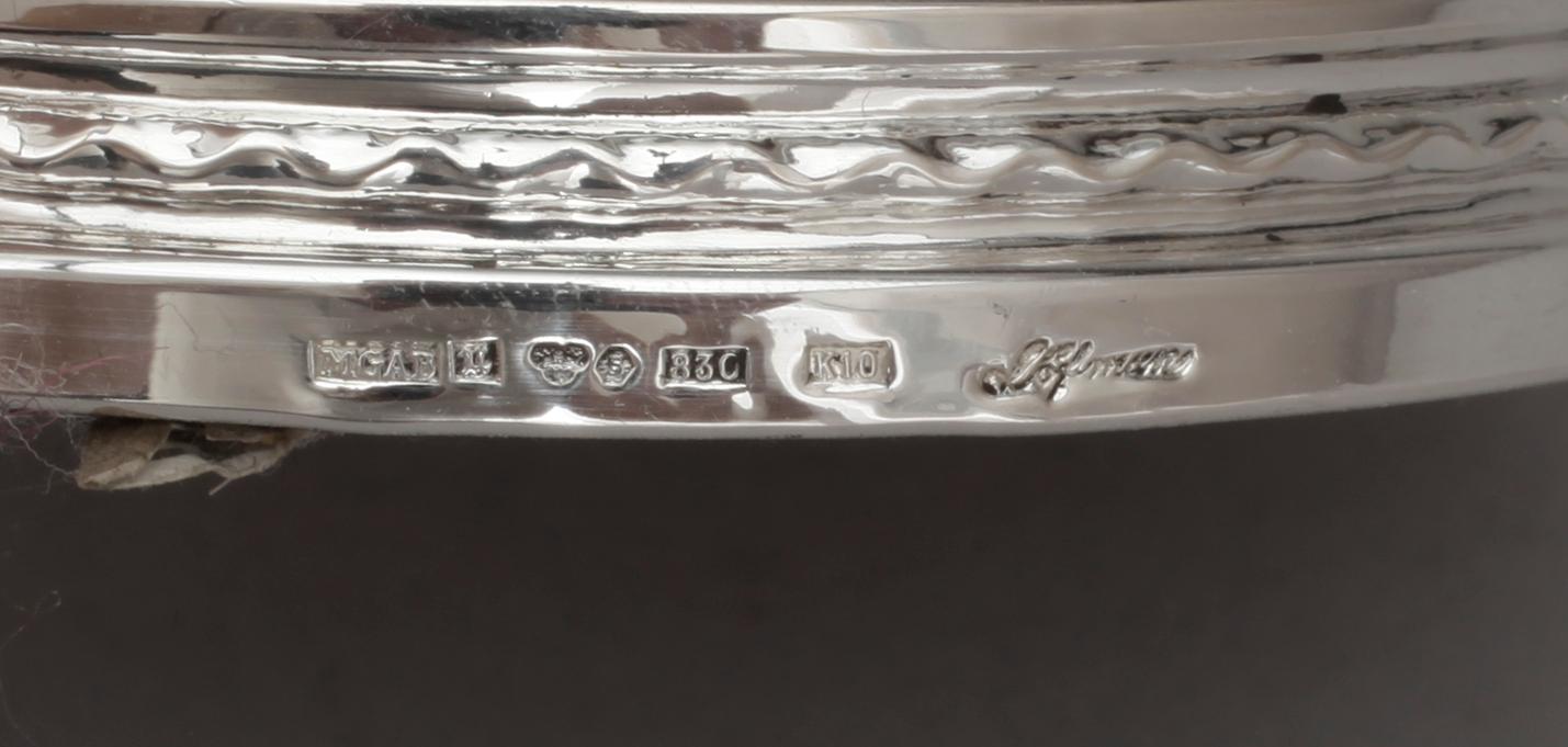 LJUSSTAKAR, ett par, silver, Löfman, MGAB, Uppsala, 1984.