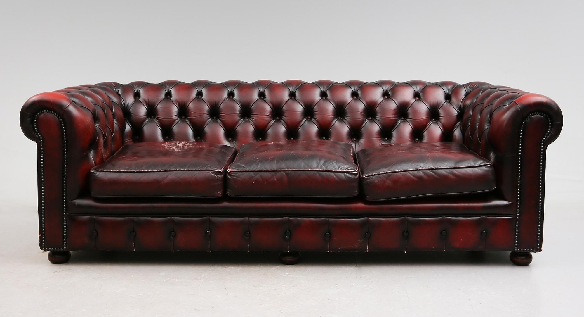 SOFFA, Chesterfieldmodell, 1900-talets senare del.