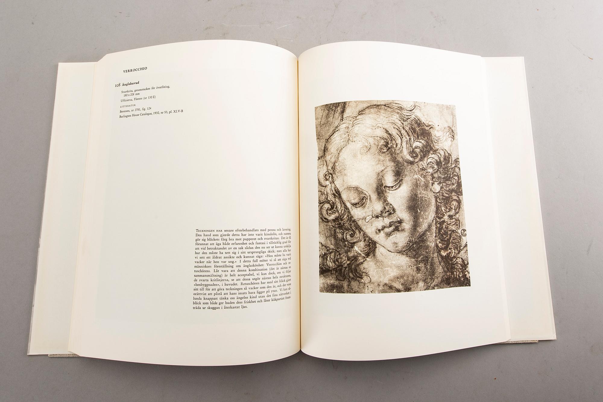 Book, 8 Vol, "Master drawings through the ages", Allhem, Malmö, 1965.