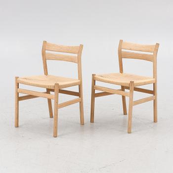 Børge Mogensen, a set of four model "BM1" chairs, C.M. Madsens Fabrikker, Denmark, second half of the 20th century.