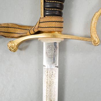 A sword for an officer at the swedish infantry, m/1899.