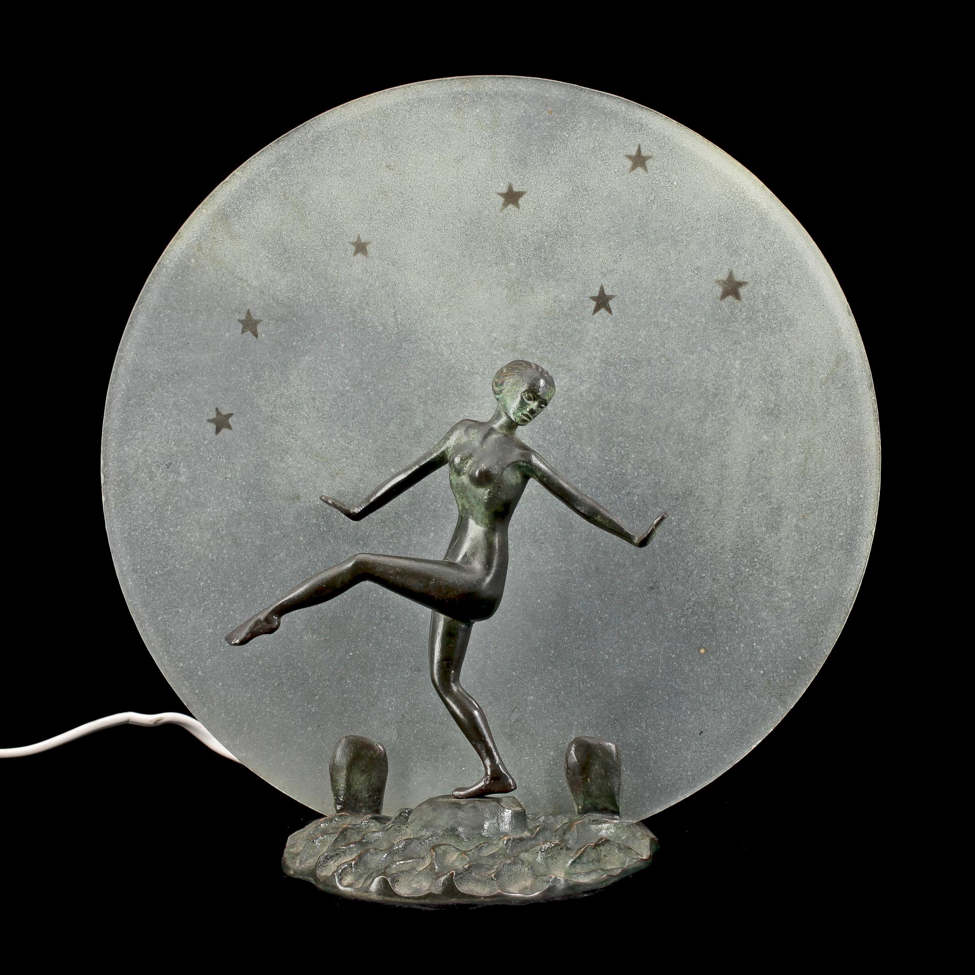 BORDSLAMPA, Art Deco, 1920-tal.