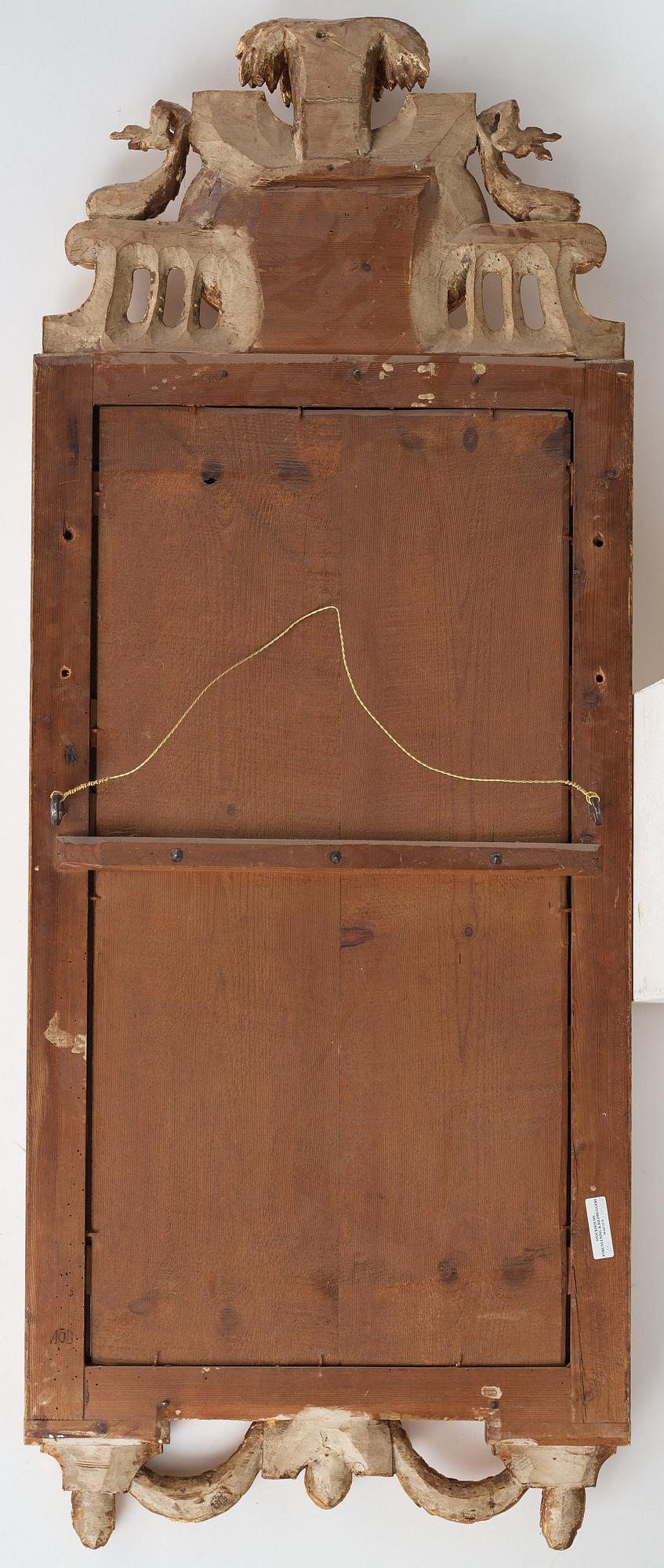 SPEGEL, av Johan Åkerblad (mästare i Stockholm 1758-1799), Gustaviansk.