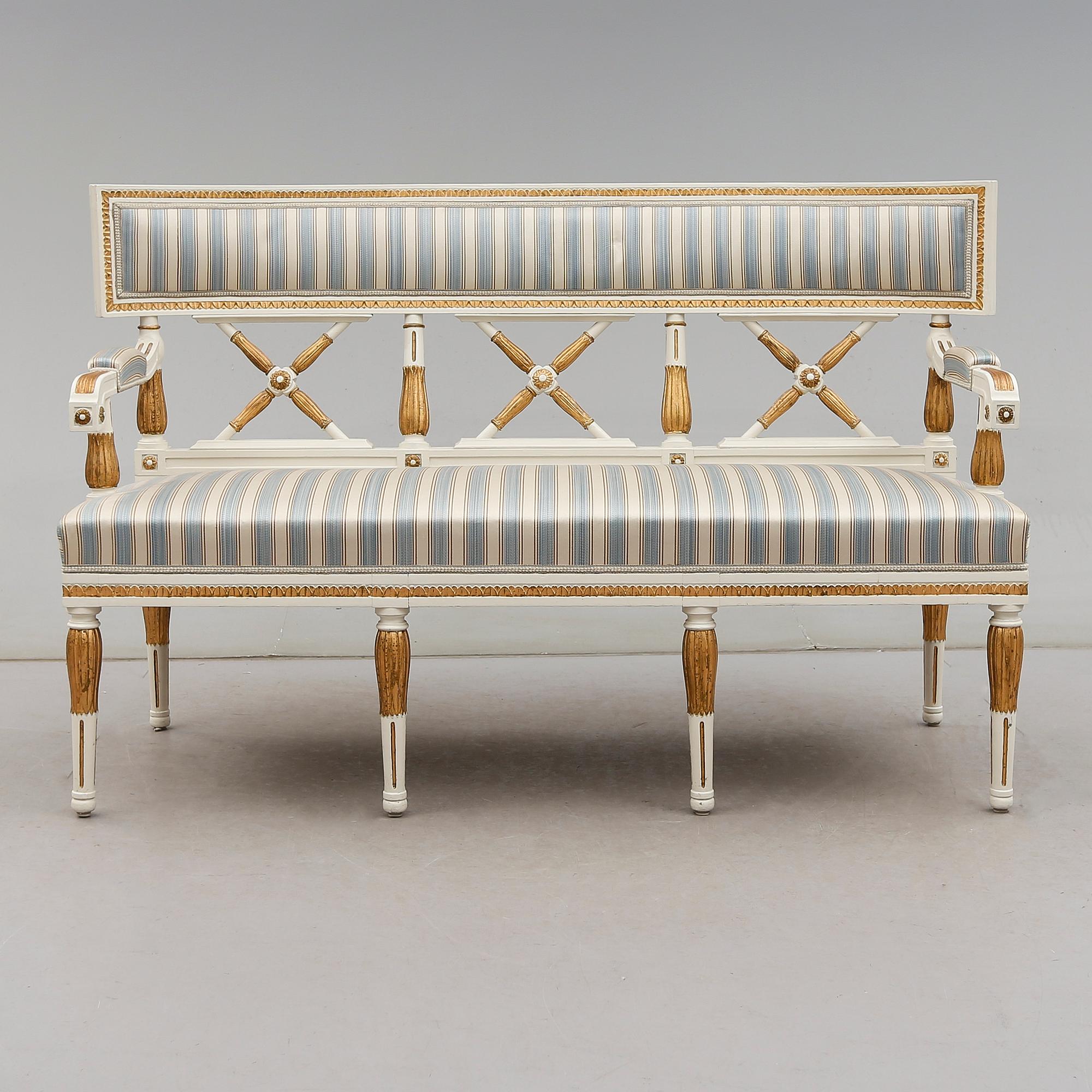 SOFFA, sengustaviansk stil, 1900-talets första hälft.