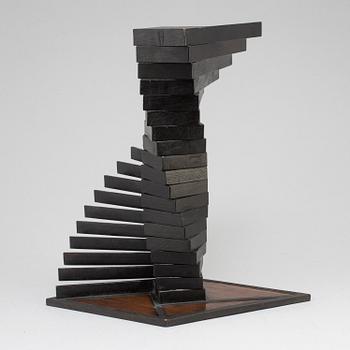 LARS KLEEN, sculpture, wood, signed and dated -89.