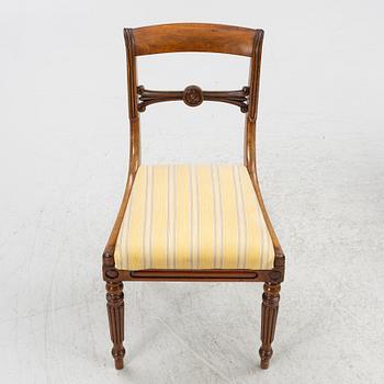 Empire, Four empire chairs, first half of the 19th Century.