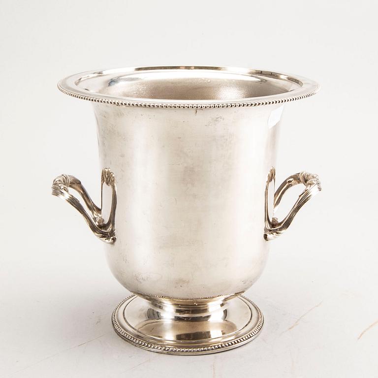 A Christofle, champagne cooler, nickel silver, first part of the 20th century, France.