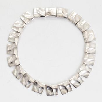 Björn Weckström, collier, "Galaktiska toppar", sterlingsilver. Lapponia 1995.