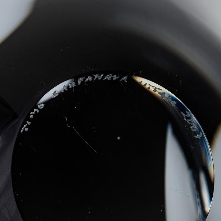 Timo Sarpaneva, lasiveistos, "Claritas",  signeerattu Timo Sarpaneva Iittala 2007.