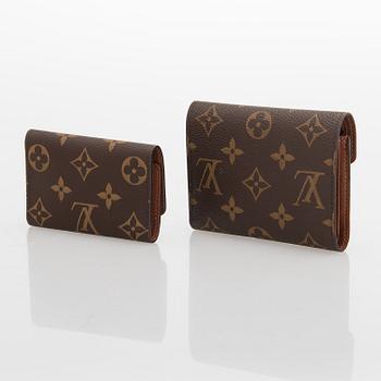 Louis Vuitton, "Victorine" lompakko sekä 6 avaimen avainkotelo.