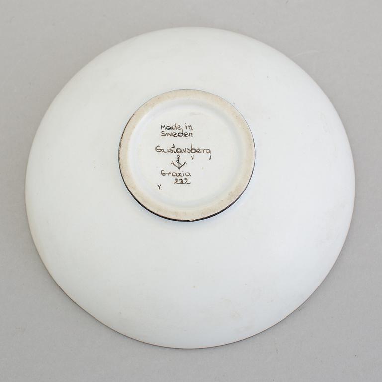 STIG LINDBERG, a lot of seven pieces of "Grazia" items, Gustavsberg 1950/60s.