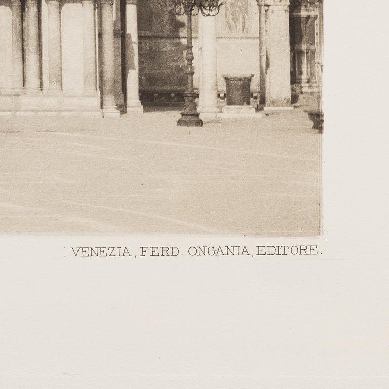 Photogravure plates from Venice.