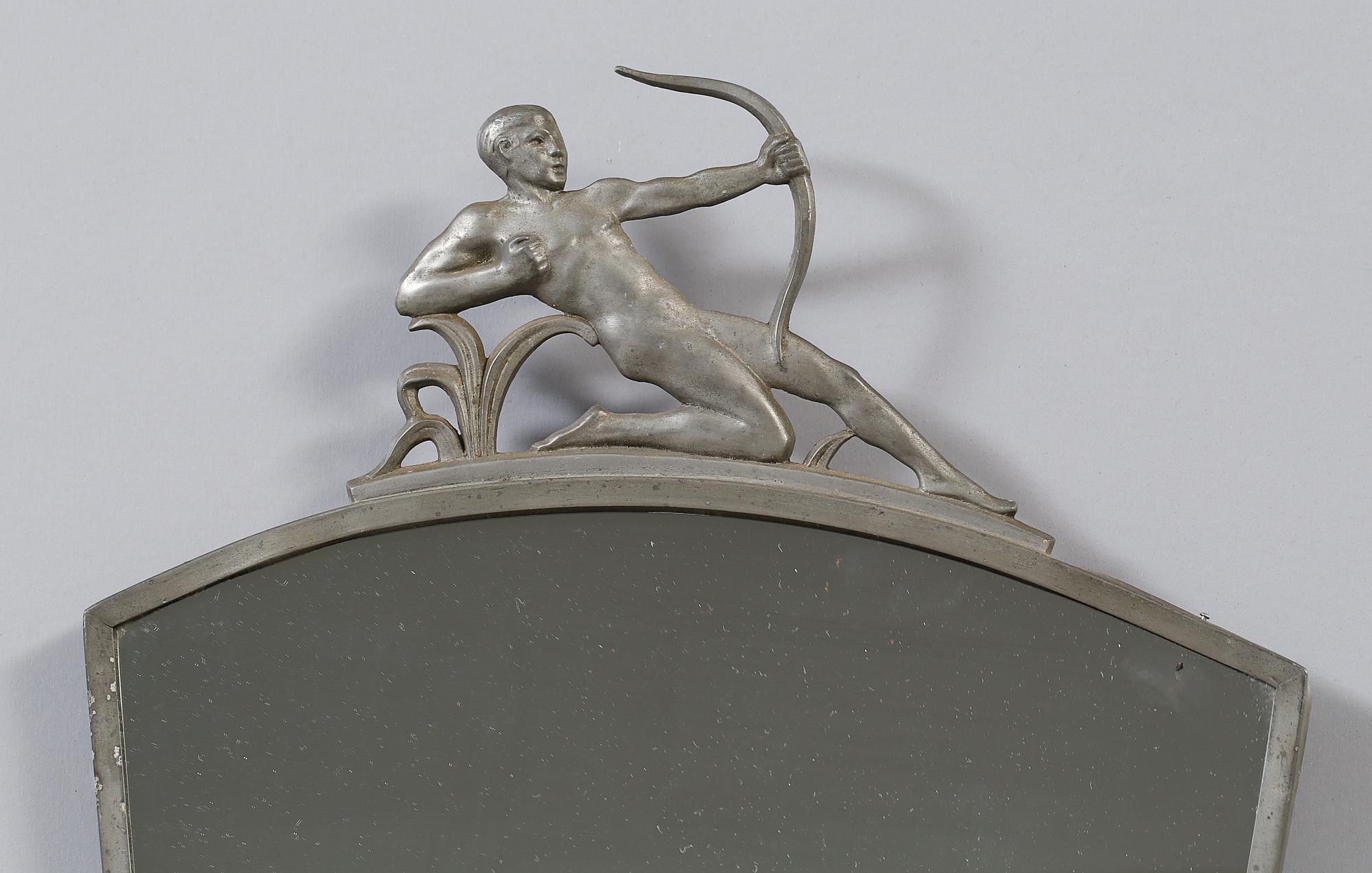 SPEGEL, tenn, art deco, 1900-talets första hälft.