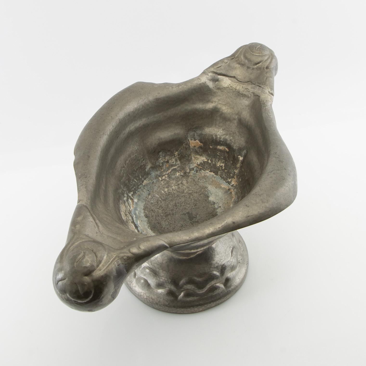 Bowl on foot Jugend early 20th century Denmark.