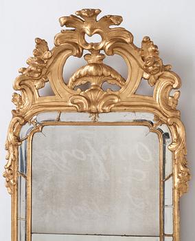 SPEGEL, av Niclas Meunier, Stockholm (verksam 1754-1797), Rokoko.